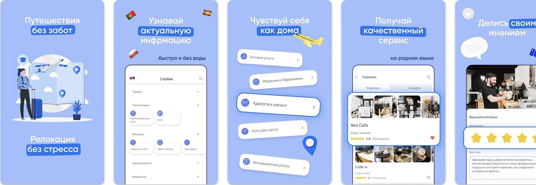 кейс: Мобильное приложение-помощник в релокации