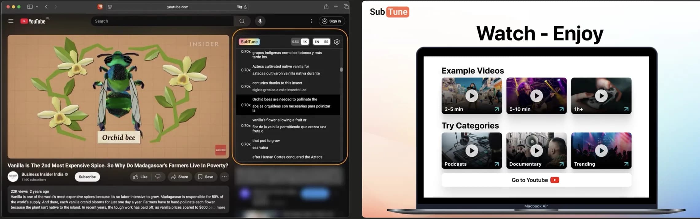 кейс: Приложение превращающее видео в учебник